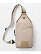True Religion Pippen Scuffed Beige Sling Bag - Thumbnail image 1 of 4