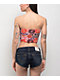 True Religion Printed Mesh Tube Top - Thumbnail image 2 of 3