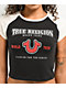 True Religion Raglan Black Crop T-Shirt - Thumbnail image 3 of 3