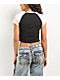 True Religion Raglan Black Crop T-Shirt - Thumbnail image 2 of 3