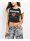True Religion Raglan Black Crop T-Shirt - Thumbnail image 1 of 3