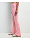 True Religion Raw Edge Big T Candy Pink Flare Sweatpants - Thumbnail image 5 of 6