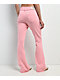True Religion Raw Edge Big T Candy Pink Flare Sweatpants - Thumbnail image 2 of 6