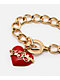 True Religion Red Heart Toggle Bracelet - Thumbnail image 2 of 3