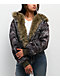 True Religion Relaxed Camo Crop Jacket - Thumbnail image 1 of 6