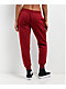True Religion Retro Crystal Logo Ruby Red Jogger Sweatpants - Thumbnail image 2 of 5