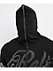 True Religion Rhinestone Script Black Boxy Zip Hoodie  - Thumbnail image 6 of 11