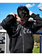 True Religion Rhinestone Script Black Boxy Zip Hoodie  - Thumbnail image 3 of 11