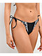 True Religion Rhinestone Wings Black High Leg Bikini Bottom              - Thumbnail image 3 of 5