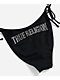 True Religion Rhinestone Wings Black High Leg Bikini Bottom              - Thumbnail image 4 of 5