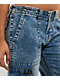 True Religion Ricki Blue Zip Cargo Jeans - Thumbnail image 3 of 8