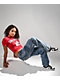 True Religion Ricki Blue Zip Cargo Jeans - Thumbnail image 8 of 8