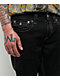 True Religion Ricky Big T Body Rinse Black Relaxed Straight Jeans - Thumbnail image 4 of 5