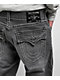 True Religion Ricky Big T Flap Grail Grey Wash Straight Leg Jeans - Thumbnail image 4 of 5