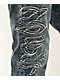 True Religion Ricky Big T Flap Jaded Blue Wash Straight Leg Jeans - Thumbnail image 8 of 8