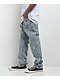 True Religion Ricky Distress Blue Wash Straight Leg Jeans - Thumbnail image 3 of 5