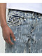 True Religion Ricky Distress Blue Wash Straight Leg Jeans - Thumbnail image 5 of 5