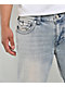 True Religion Ricky Flap Chain Light Blue Wash Straight Leg Jeans - Thumbnail image 4 of 5