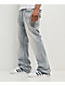 True Religion Ricky Flap Chain Light Blue Wash Straight Leg Jeans - Thumbnail image 5 of 5