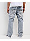 True Religion Ricky Flap Chain Light Blue Wash Straight Leg Jeans - Thumbnail image 1 of 5