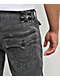 True Religion Ricky Flap Driftwood Dark Grey Wash Straight Leg Jeans - Thumbnail image 4 of 6