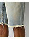 True Religion Ricky Frayed Flap Rocky Point Blue Wash Denim Shorts - Thumbnail image 5 of 5