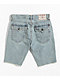 True Religion Ricky Rocky Point Light Wash Relaxed Straight Denim Shorts - Thumbnail image 7 of 7