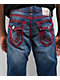 True Religion Ricky Super Q Muphrid Dark Wash Straight Leg Jeans - Thumbnail image 4 of 6