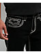 True Religion Ricky Super QT Flap Black Straight Leg Jeans - Thumbnail image 3 of 6