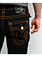 True Religion Ricky Super T Flap Black Wash Straight Leg Jeans - Thumbnail image 3 of 5