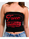 True Religion Ruched Black Tube Top - Thumbnail image 3 of 6
