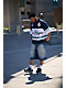 True Religion Rugby Navy, White & Sapphire Relaxed Polo Shirt - Thumbnail image 7 of 8