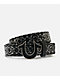 True Religion Saffron Black & Silver Belt - Thumbnail image 1 of 2