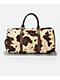 True Religion Scurlock Brown Cow Print Duffel Bag - Thumbnail image 3 of 6