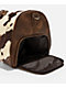 True Religion Scurlock Brown Cow Print Duffel Bag - Thumbnail image 6 of 6