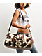 True Religion Scurlock Brown Cow Print Duffel Bag - Thumbnail image 2 of 6
