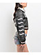 True Religion Sherpa Collared Washed Brown Crop Aviator Jacket - Thumbnail image 8 of 12