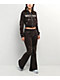 True Religion Shrunken Big T Brown Crop Zip Hoodie - Thumbnail image 6 of 6