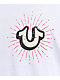 True Religion Sinning Crest White T-Shirt - Thumbnail image 3 of 5