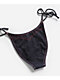 True Religion Stitching Logo Blue High Leg Bikini Bottom - Thumbnail image 5 of 5