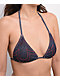 True Religion Stitching Logo Blue Triangle Bikini Top - Thumbnail image 3 of 6