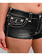 True Religion Super T Flap Black Wash Spicy Shorts - Thumbnail image 3 of 4