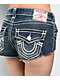 True Religion Super T Flap Moondaisy Spicy Shorts - Thumbnail image 3 of 5