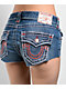 True Religion Super T Flap Wave Lily Spicy Shorts - Thumbnail image 4 of 7
