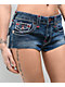 True Religion Super T Flap Wave Lily Spicy Shorts - Thumbnail image 5 of 7