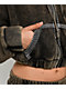 True Religion Super T Rust Brown Wash Crop Zip Hoodie - Thumbnail image 5 of 8