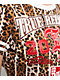 True Religion True Sport Stripe Leopard Print Crop T-Shirt - Thumbnail image 4 of 7