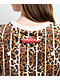 True Religion True Sport Stripe Leopard Print Crop T-Shirt - Thumbnail image 7 of 7