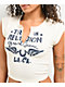True Religion V Notch Natural Crop T-Shirt - Thumbnail image 3 of 3