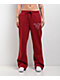 True Religion Varsity Red Dahlia Straight Leg Sweatpants - Thumbnail image 2 of 5